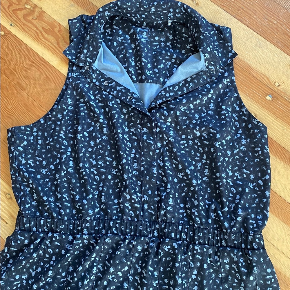 Puma‎ Sleeveless Grey Leopard Print Pleated Tennis Dress XXL - Picture 2 of 6